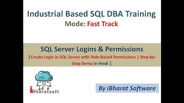 70. Create Login in SQL Server with Role-Based Permissions | Step-by-Step Demo #ibharatsoftware