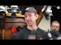 Brady Tkachuk, Jake Sanderson, Travis Green Pregame Media vs DET