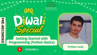 Day 4 - Python Basics, Our Diwali Special