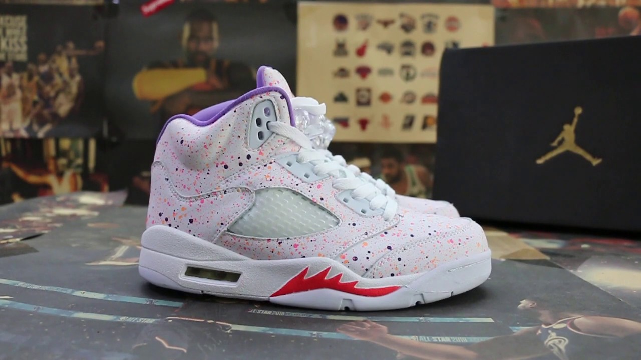 Air Jordan 5 GS âEasterâ - YouTube