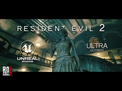 Resident Evil 2 | Fan REMAKE | R.P.D. Main Hall | Unreal Engine 4 | ULTRA Settings |