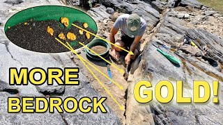 Finding More Bedrock GOLD! (How to find gold panning on bedrock) by WildernessEric 8,193 views 10 months ago 26 minutes