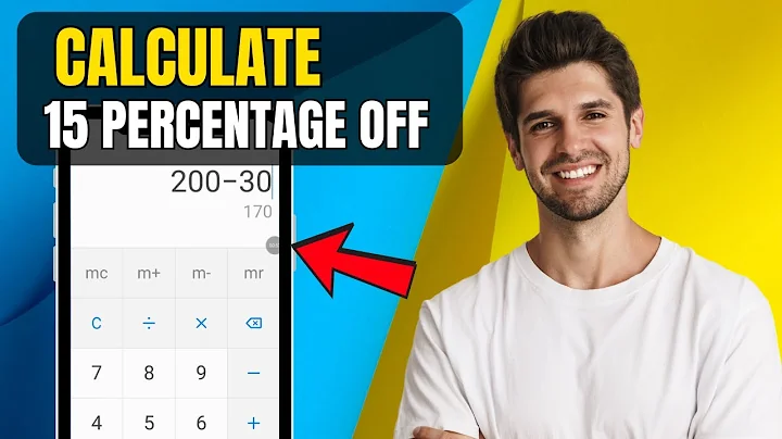 How to Calculate 15 Percentage Off Price in Mobile Calculator