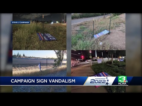 Sacramento County candidate files police report following campaign sign vandalism