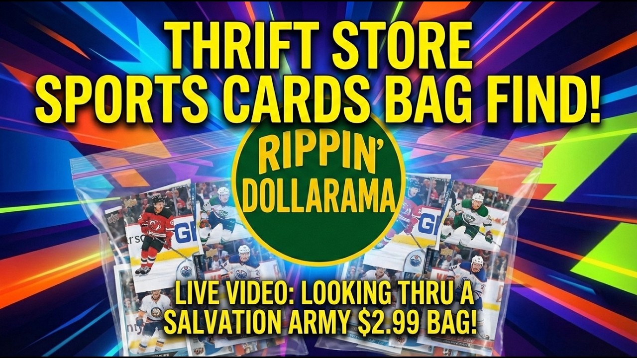 Thrift Store Sports Cards BAG!