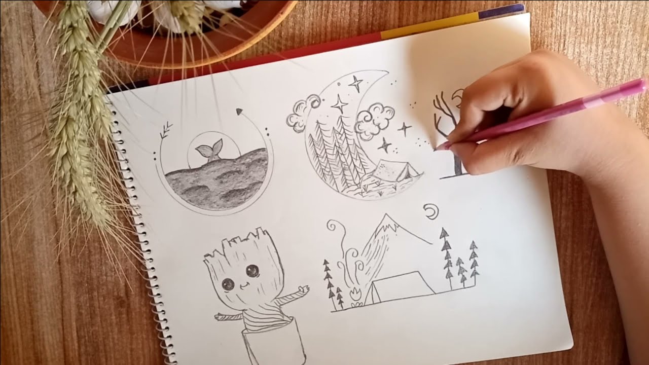 Bored? What to draw when you're Bored! More than 10 ideas || - YouTube