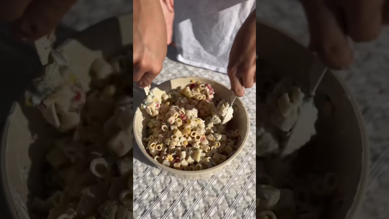 SOĞUK MAKARNA SALATASI🩵 #yemektarifleri #piknik #pratiktarifler #kolaytarifler #yemek SOĞUK MAKARNA SALATASI🩵 #yemektarifleri #piknik #pratiktarifler #kolaytarifler #yemek