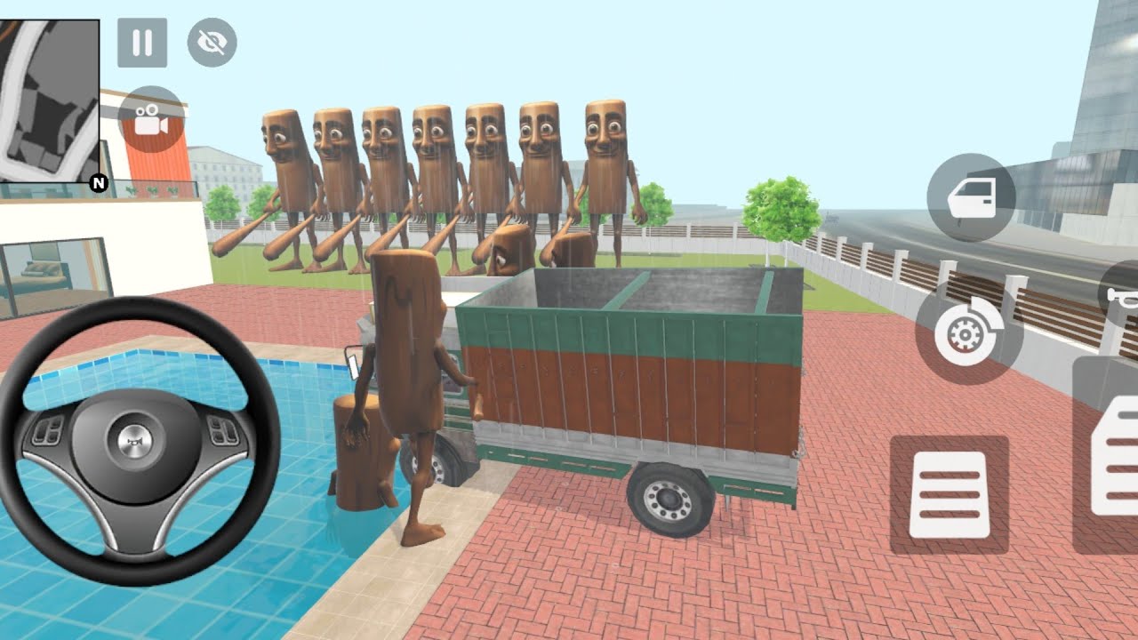 🥰 🦚Indian Thift Simulator 🥰 Thun Thun Became Truck Driver 🌟Lot's of MC Queen Car👑 3D Game Android