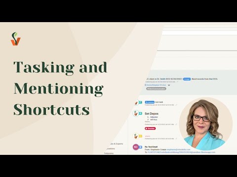 Tasking and Mentioning Shortcuts