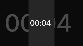 ⏱ 4 Second Timer with Alarm | Temporizador 4 segundos | Cronômetro 4 segundos | 4초 타이머 | ４秒タイマー