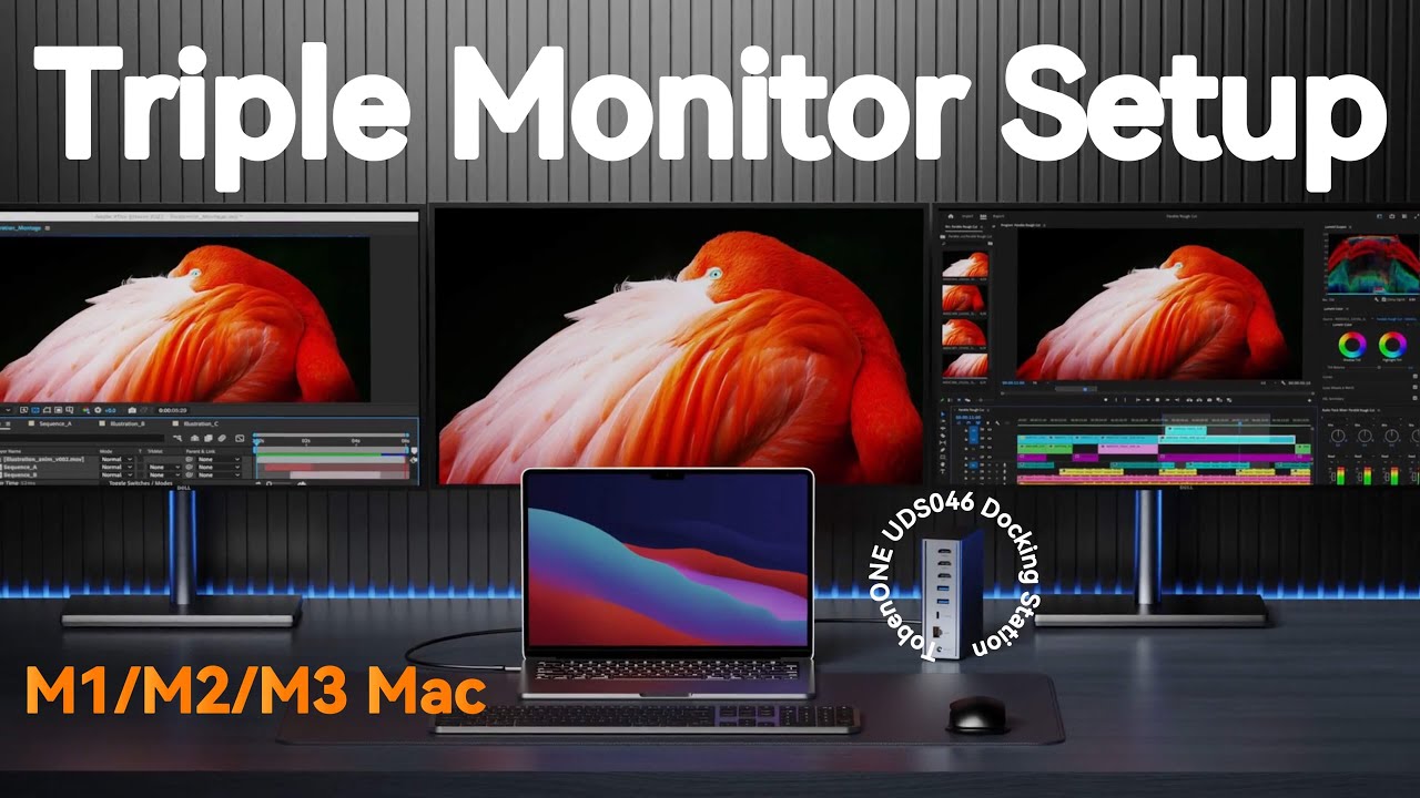 Connect 3 External Monitors on M1, M2, M3 Macbook with ONE Cable ...