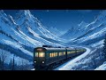Relaxing train journey|night train sounds