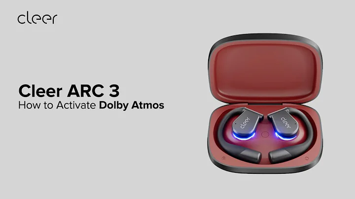 Cleer ARC 3 Open Ear Headphones Instruction: How to Activate Dolby Atmos