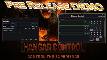 HangarControl PreRelease Demo For MSFS DCS and MORE!