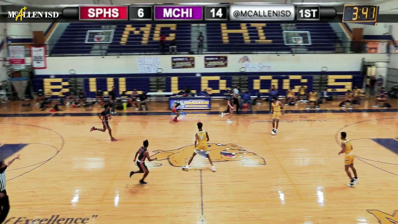 Basketball San Perlita HS Vs McAllen HS Boy’s 202021 McAllen ISD