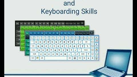 Data entry and keyboarding skills