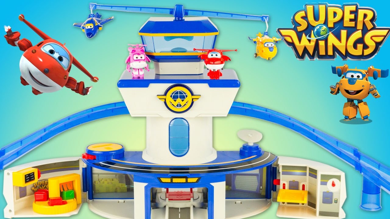Super Wings World Airport Playset Toy Review Juguetes 