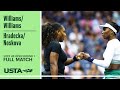 Williams/Williams vs. Hradecka/Noskova Full Match | 2022 US Open Round 1