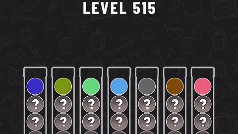 Ball Sort Puzzle Level 515 #ballsortpuzzle #ballsortpuzzlegameplay #puzzlegame #mobilegames