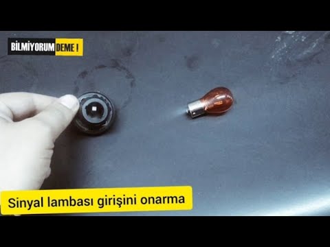 Video: Ön dönüş sinyali ampulünü nasıl değiştirirsiniz?