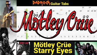 Starry Eyes - Motley Crue - Guitar + Bass TABS Lesson