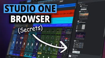 Studio One Browser SECRETS (Workflow Hacks!)