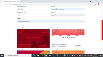 Online Visiting Card Creation Project || Django Project  || Business Card Creation