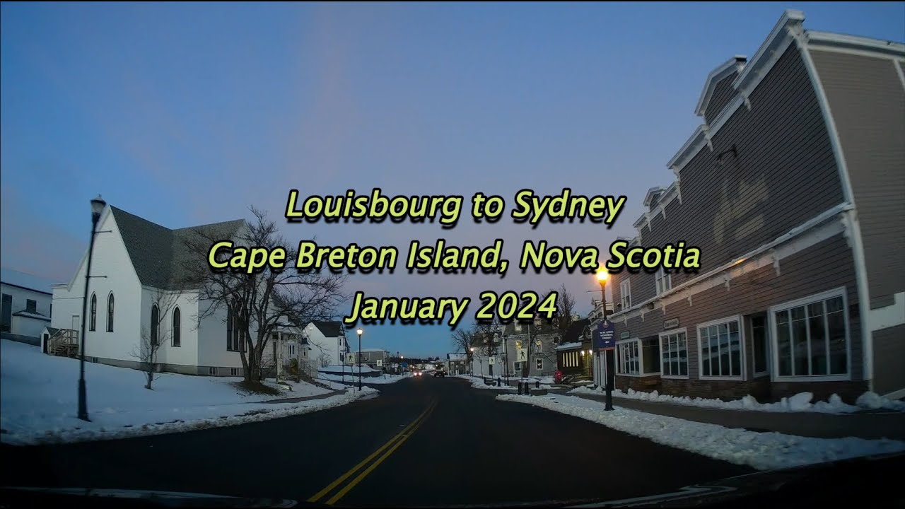 (Realtime) Louisbourg to Sydney, Nova Scotia - January 2024