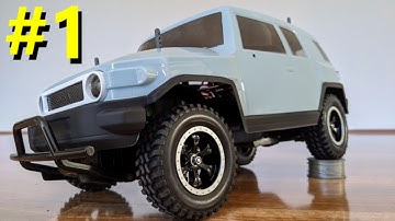 Toyota FJ Cruiser Build Part 1 - Tamiya CC-01