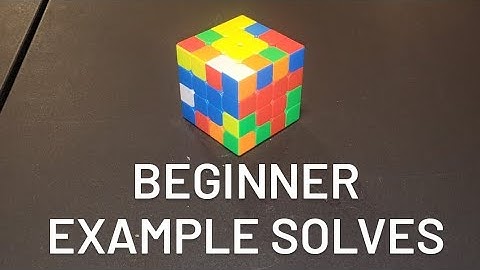 Easy 4x4 Beginner Example Solves | Reduction Method