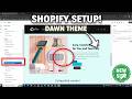 Shopify Store Setup Step by Step | Dawn Theme Customization &amp; Full Store Design
