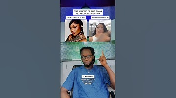 Thumbnail of The Making Of A Song Vs. Released Version: Travis Scott, GloRilla "SHYNE" (wobbily wiggily) #shorts
