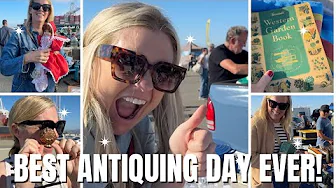WE SCORED! 🙌🏼 The Best Antiquing Day at the Alameda Antique Fair!