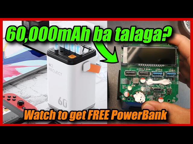 60,000mAh Thunder Bloc O2 Project PowerBank Teardown Review class=