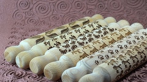 Laser Engraved Rolling Pins