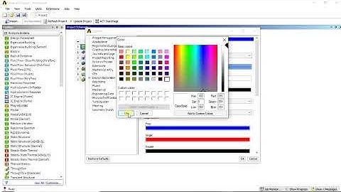 Changing ANSYS background to white