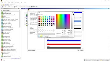 Changing ANSYS background to white