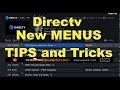 Directv Genie New Menus How To Navigate With QUICK TIPS and Shortcuts DVR
