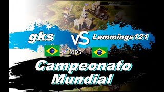 CAMPEONATO MUNDIAL! Contra o Lemmings(gripa) Age of empires 3 Definitive Edition