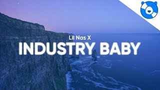 Video thumbnail of "Lil Nas X - INDUSTRY BABY (Clean - Lyrics) feat. Jack Harlow"