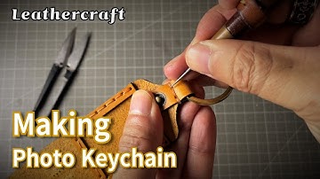 Leathercraft for Beginners: DIY Photo Keychain (Personalized Gift Idea!)