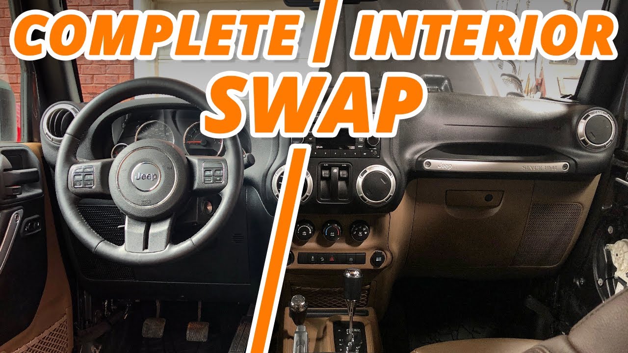 Complete Interior Swap - Jeep Wrangler - YouTube