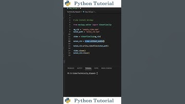 Removing Audio From Videos With Python | Python Tutorial