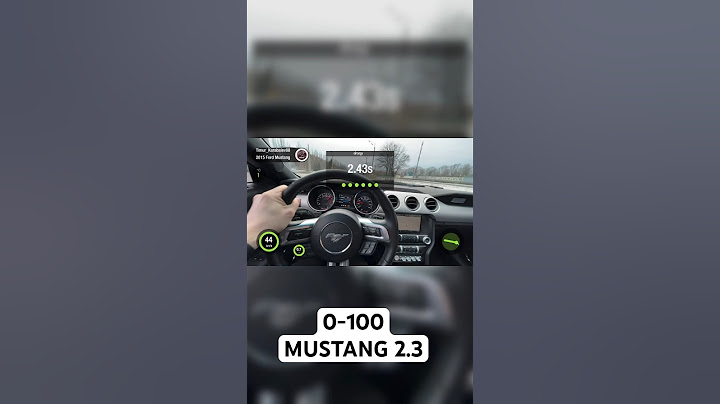 Разгон 0-100 Ford Mustang 2.3 #youtube #тимуркарабаев @timur_ka88