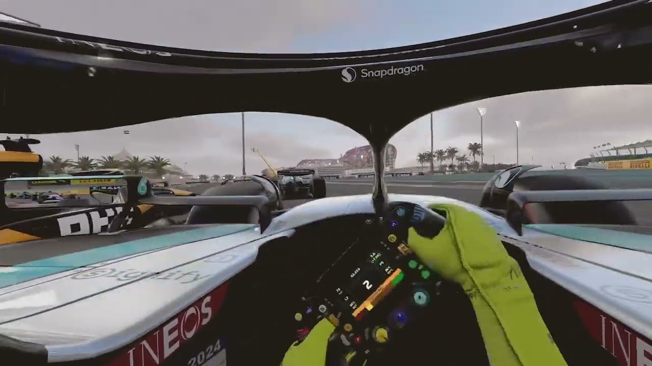 F1 no hud cockpit mode Abu Dhabi ￼