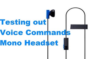 PS4 Voice Commands (Mono Headset)