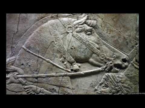 Aşurbanipal Aslan Avlarken (Sanat Tarihi / Antik Akdeniz Sanatı)
