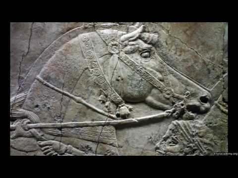 Aşurbanipal Aslan Avlarken