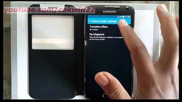 Samsung Galaxy S5 : How to change transition effect (Samsung Galaxy S5)