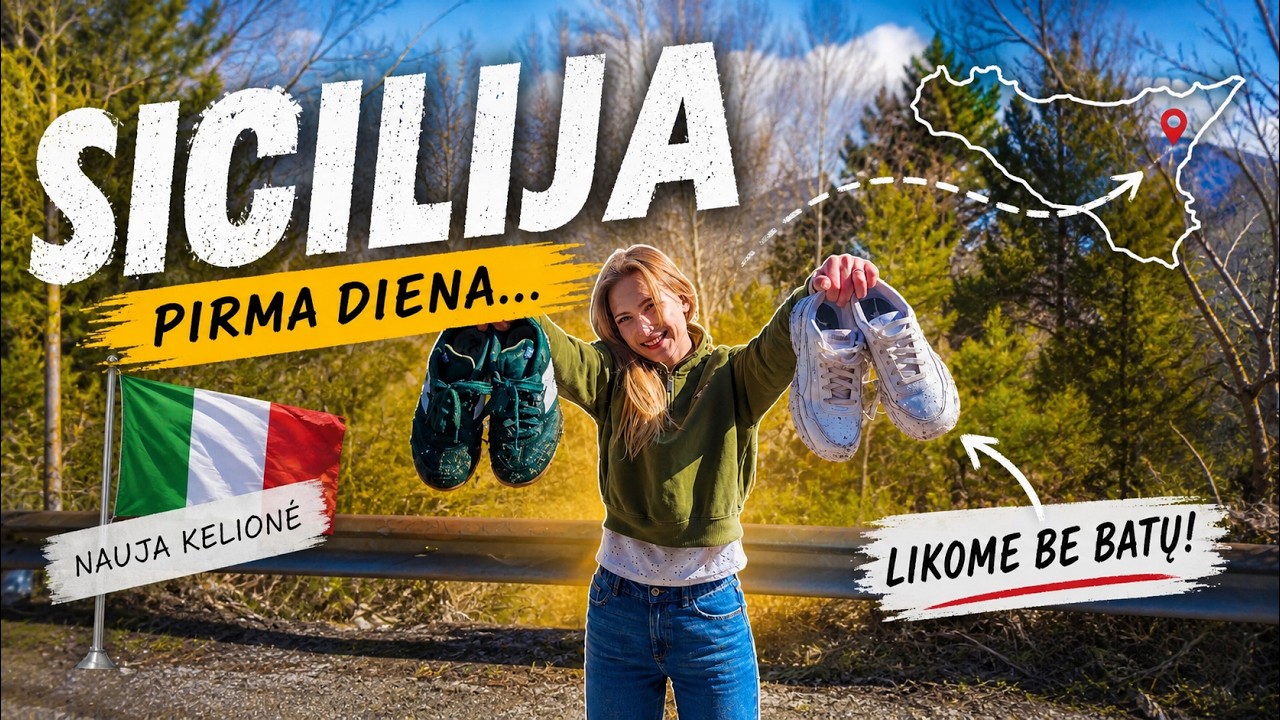video Italija: pirmą kartą Sicilijoje Etna nustebino SNIEGU! ❄️ (1 serija)